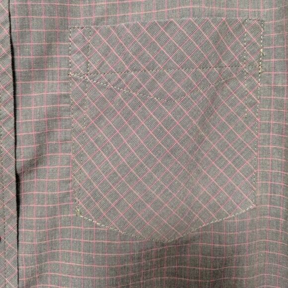 HORNY TOAD Brown Check Button Up Shirt M - Picture 4 of 9